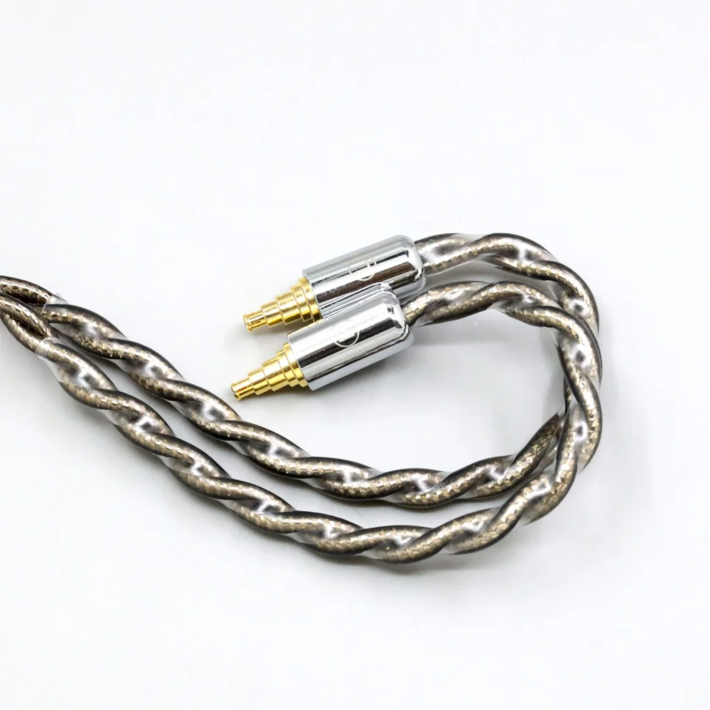 99% чистое серебро, плаладия + графеновое золото, экранирующий кабель для наушников для Sennheiser IE40 Pro IE40pro, 4-жильный LN008214