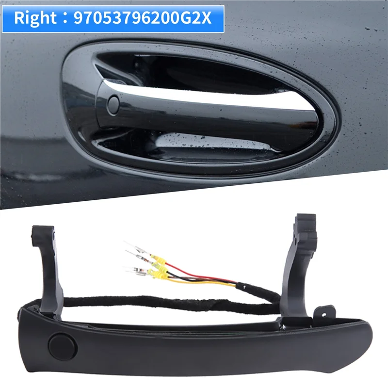 

Efficientt-For Porsche Panamera 2010-2016 Car Exterior Door Handle Right 97053796200G2X Parts Accessories