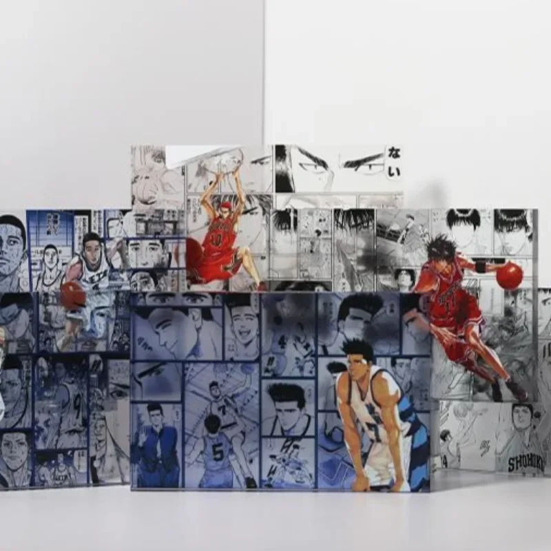 Cartoon Anime SLAM DUNK Acrylic Brick Sakuragi Transparent Desktop Ornament Decoration Student Hobbies Collection Birthday Gifts