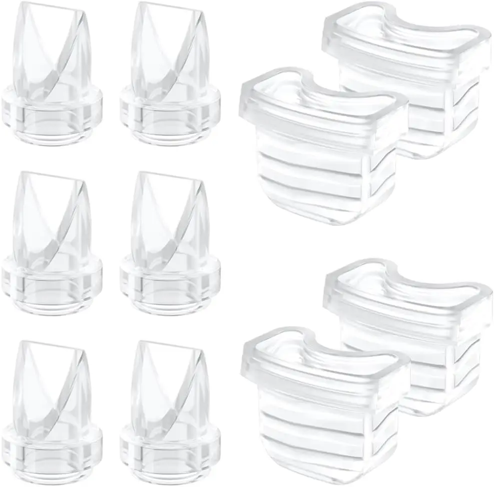 Duckbill Valves and Diaphragm Compatible with MomMed S21/S18,All S21 Wearable Breast Pump Parts, S21 Bresat Pump Replacement