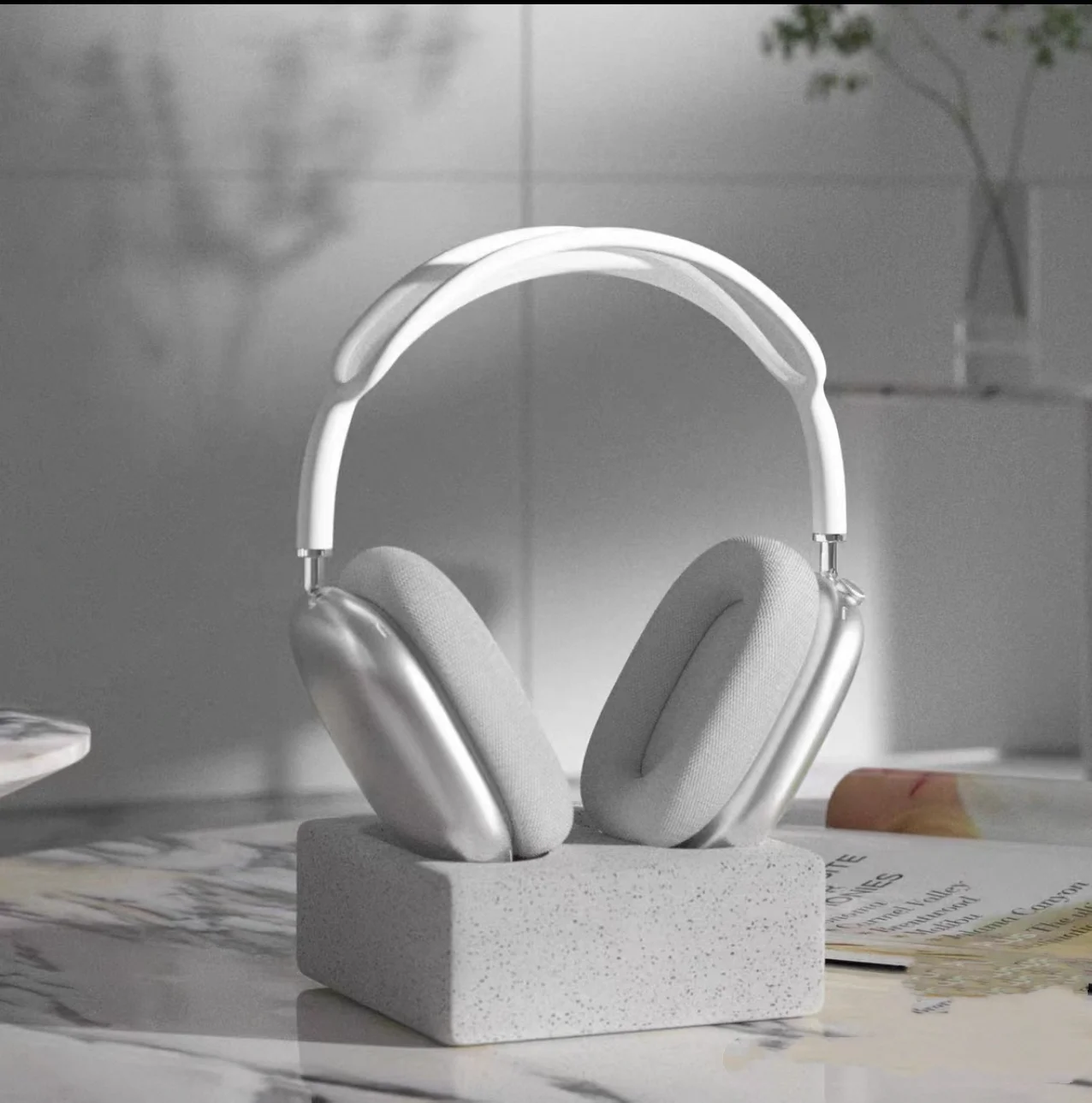 Подходит для Apple AirPodsMax, магнитная присоска, беспроводная зарядка, отделение для гибронтации, подставка для наушников, основание гарнитуры