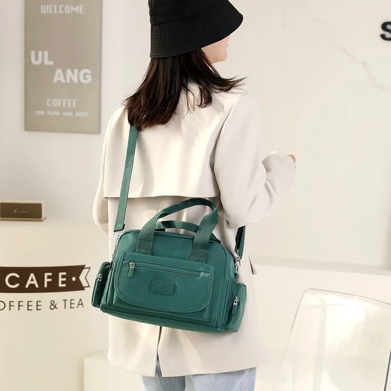 Luxury Women Box Bag Nylon Shoulder Bags Shopper Casual Top-handle Ladies High Quality Handbag Travel Tote Crossbody Bag