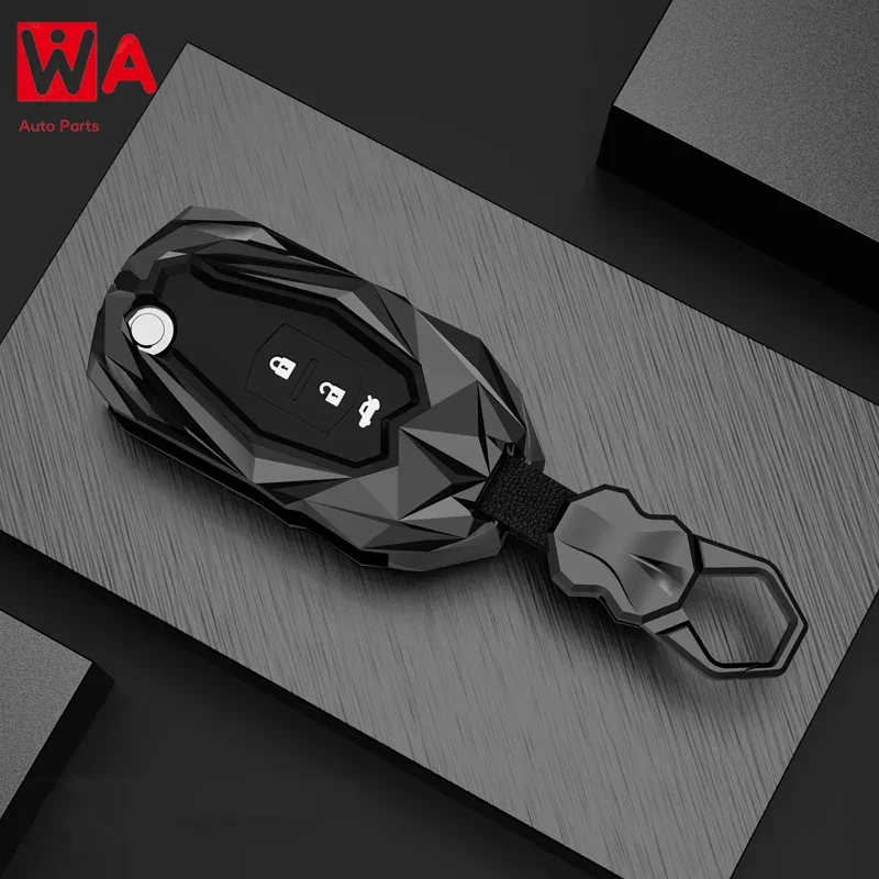 

Zinc Alloy Car Flip Key Case Cover For Mazda 3 5 6 Series M6 RX8 MX5 3 Buttons Smart Keyless Protector Fob Accessories