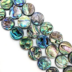 Exquisite Natural Shell Loose Beads Disc-shaped Charm Abalone Shell Beads Making DIY Jewelry Necklace Bracelet Earrings 8-20mm