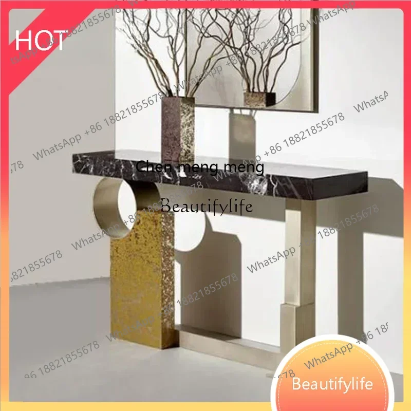 

Стильная настенная входная платформа для небольшой квартиры, платформа для входа на конце, декоративный шкаф для общественных мест, ss 8617