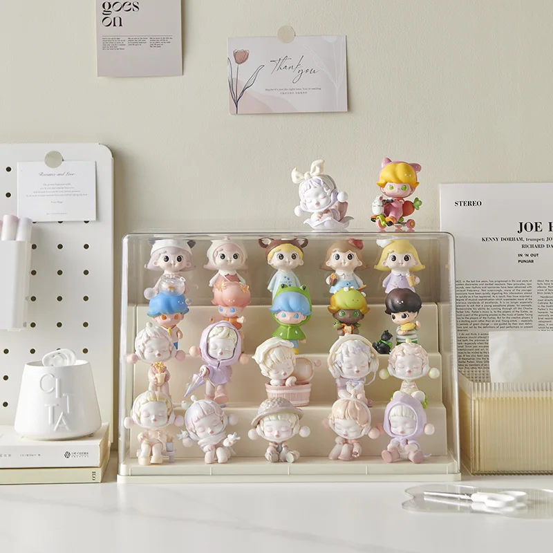 

Wall Mounted Showcase Clear Acrylic Blind Box Figures Display Case Figures Organizer Dust Proof Doll Toy Artcrafts Storage Box