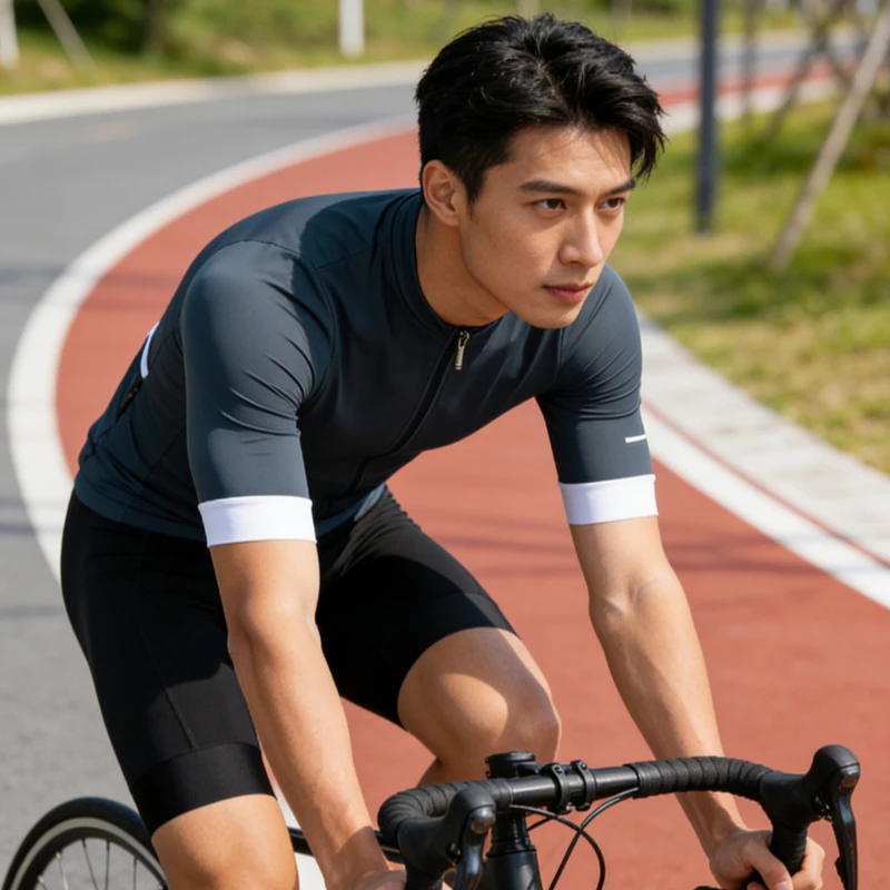 

Комплект велоформы 2026: летняя велосипедная майка и шорты для шоссейного велоспорта, мужская велоодежда с коротким рукавом, комплект для МТБ, спортивная одежда