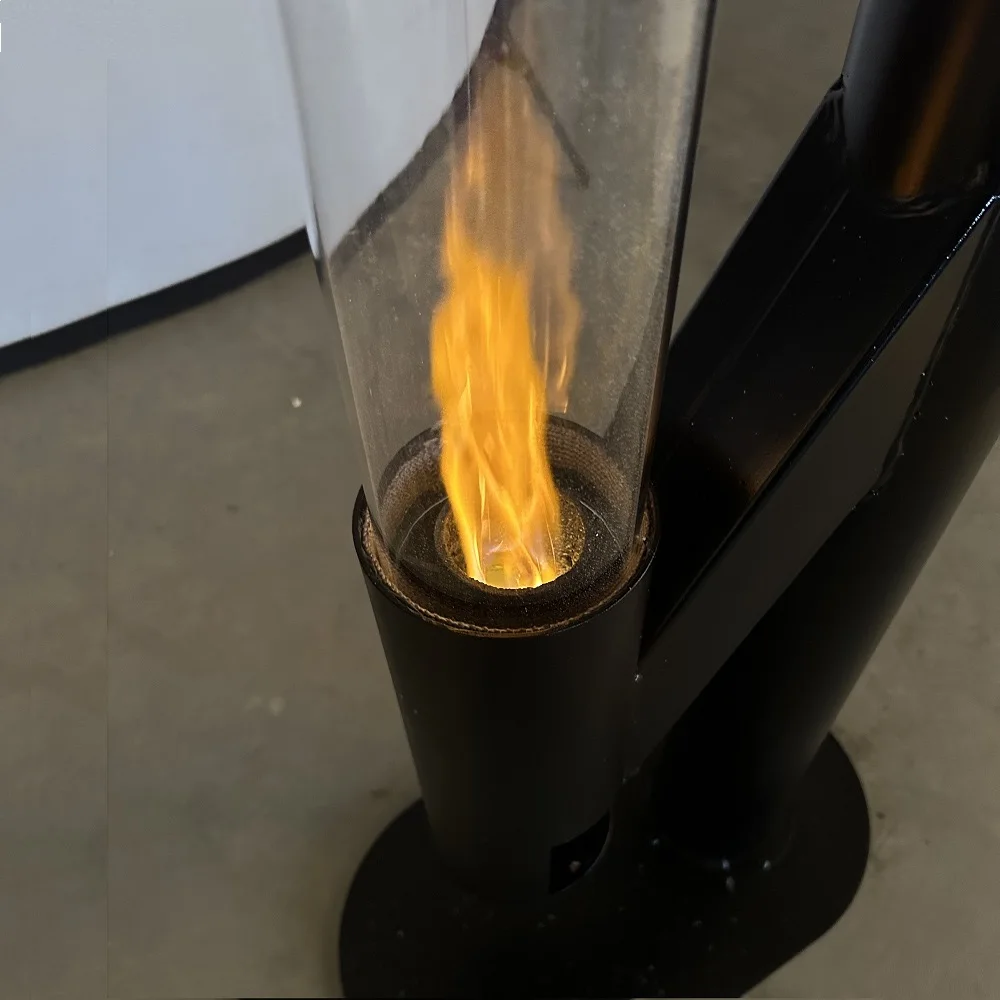 Newly Designed Outdoor Courtyard Modern Automatic Feed Pellet Heater Rocket Pellet Furnace