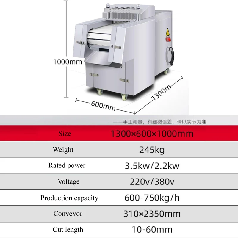 Large Pork Trotter Frozen Lamb Chop Cutting Machine Electric Big Bone Sheep Cow Spine Chopping Equipment