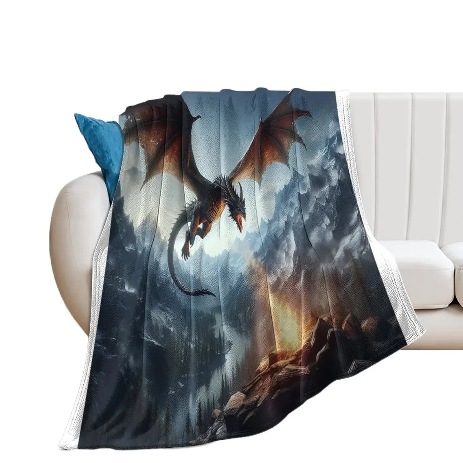 Unlock the Ultimate Dragon Fire Models with Skyrim: A Comprehensive Guide to Epic Fantasy Gaming Throw Blanket Warm Blankets