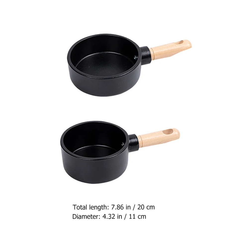 Ensemble de casseroles en bois pour enfants, accessoires de cuisine, ustensiles de jeu, fournitures de jouets, ensemble de jeu pour enfants