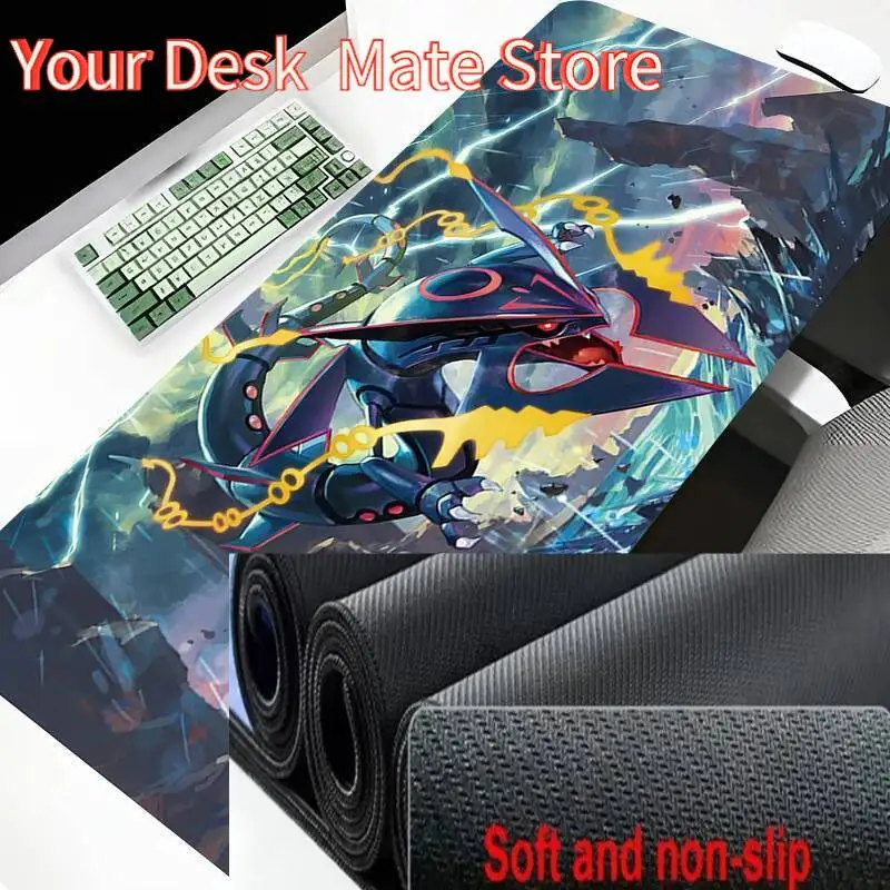 

Anime Mouse Pad 900x400 Gaming R-Rayquazas Large Mousepad Keyboard Accessories Table Mat Office Laptop Pads PC Gamer XXL Carpet