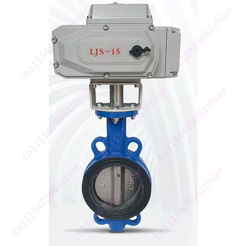 Stainless Steel Electric Butterfly Valve Straight-through High Pressure Clip-on Butterfly Valve Corrosion Resistance