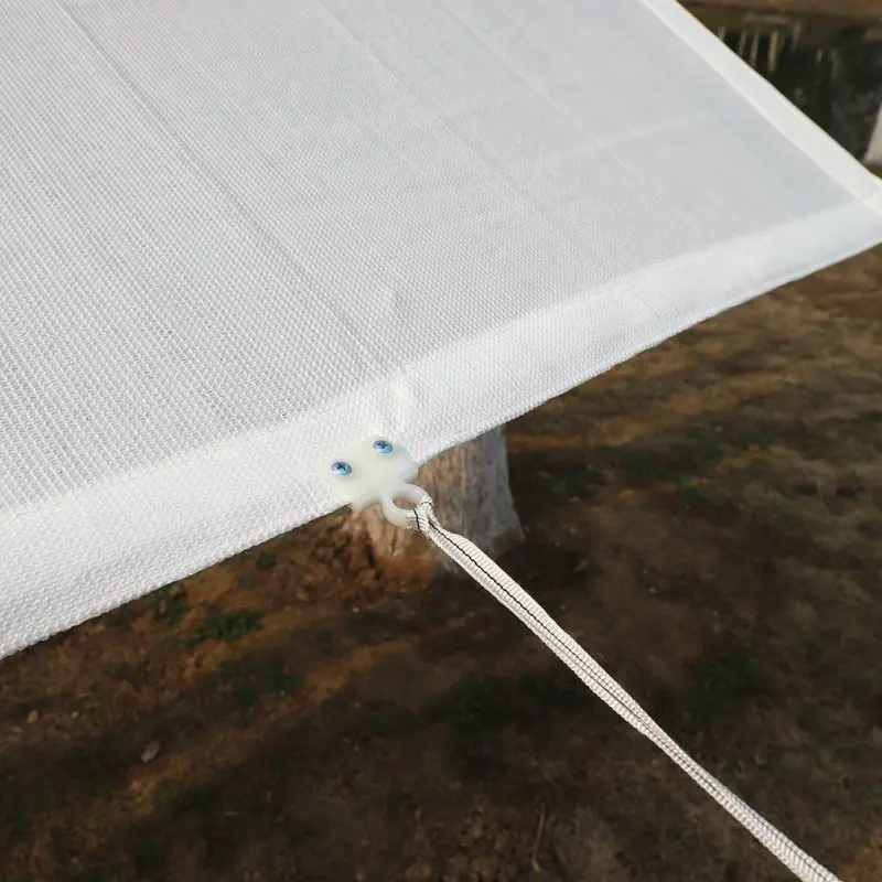 Garten-Sonnenschutznetz, Outdoor-Sonnenschutz, Schattennetz, Pool-Schattierung, Baldachin, Camping-Markise, Sonnenschutz mit verstellbarer Schnalle – Detail 18