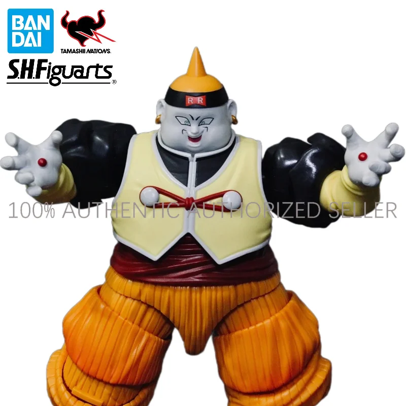 100% Genuine Original In Stock Bandai SHF Dragon Ball Z Android 19 Red Ribbon Army 15.2cm Full Articulated Figure Gift toys