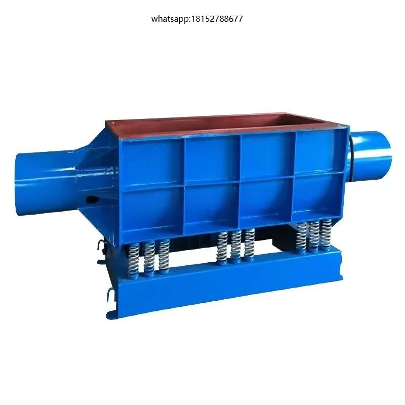 High Efficiency Vibratory Trough Tumbling Machine Cheap Tub Rectangle Vibratory Polishing Machine for Metal
