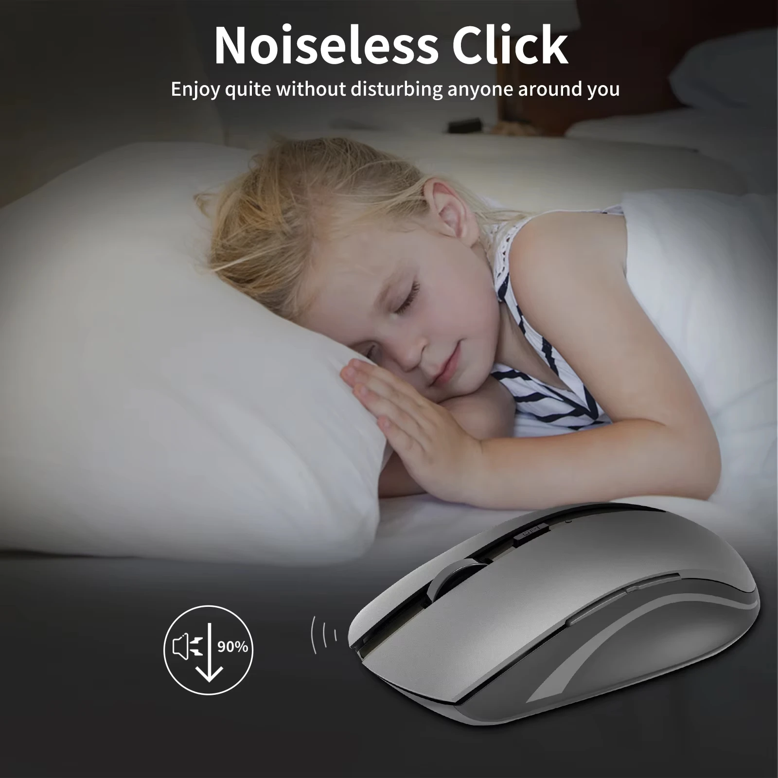 Rapoo Mouse 7200M nirkabel Multi Mode, Mouse Bluetooth tanpa suara 1600DPI Bluetooth 3.0/4.0 RF 2.4GHz untuk tiga perangkat Connect