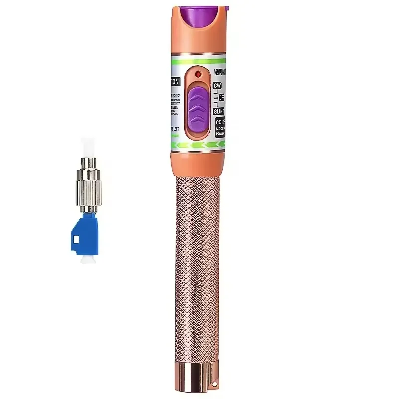 1km Fiber Optic Testing Pen Pen Breakpoint Detector VFL 1mw Configuration LC Adapter Visual Fault Locator
