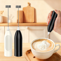 Electric Milk Frother Milk Foam Machine Handheld Milk Foamer Automatic Milk Egg Beater Whisk Mixer for Cappuccino Coffee Cream