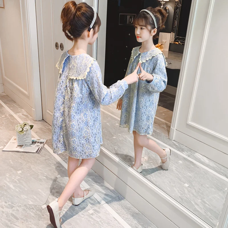 

Girl Dress Party Evening Gown Cotton Skirts 2022 New Arrive Spring Summer Flower Girl Dress Vestido Robe Fille Home Kids Baby Ch