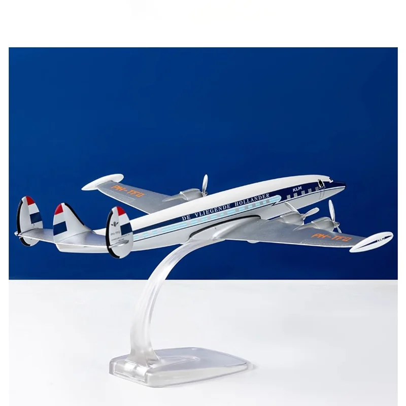 1/125 Scale L-1049 Royal Netherlands Aviation Plastic Aircraft Model Simulation Aircraft Model Collection Display Decorative