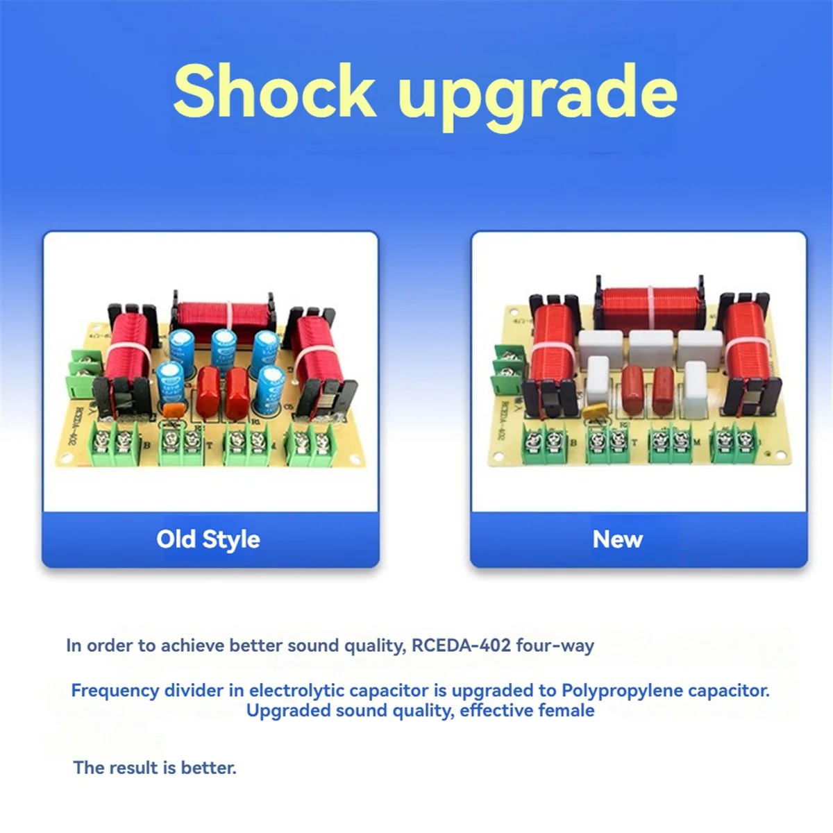 جديد 3C-200 واط 4 طريقة كروس مكبر صوت كروس المزدوج باس + المدى المتوسط + ثلاثة أضعاف مقسم التردد KTV المهنية كروس