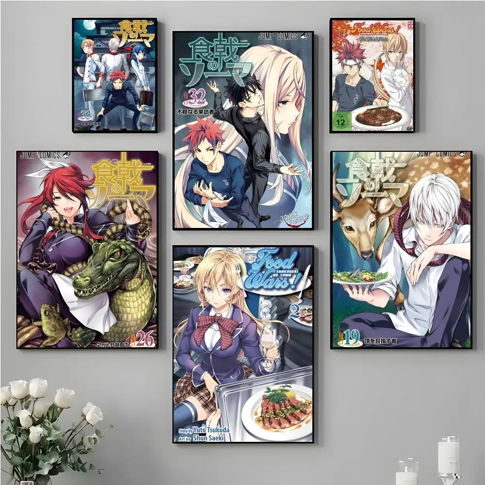 Anime F-Food War The Third PlateS Painting Calligraphy HD Canvas Waterproof Wall Decoration Interior Art For Home Office Bedroom