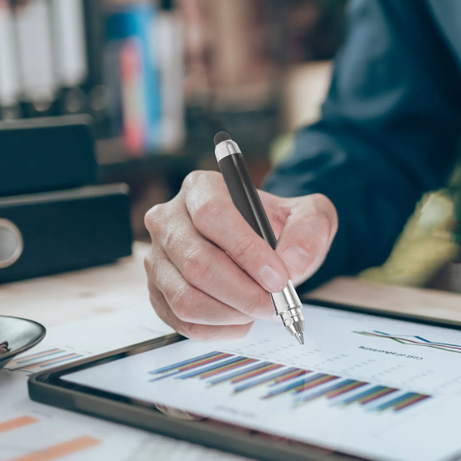 

12Pcs Capacitive Pen Stylus Key Chains Rings Lightweight Smooth Writing Touch Screen Tools Stylus Pen