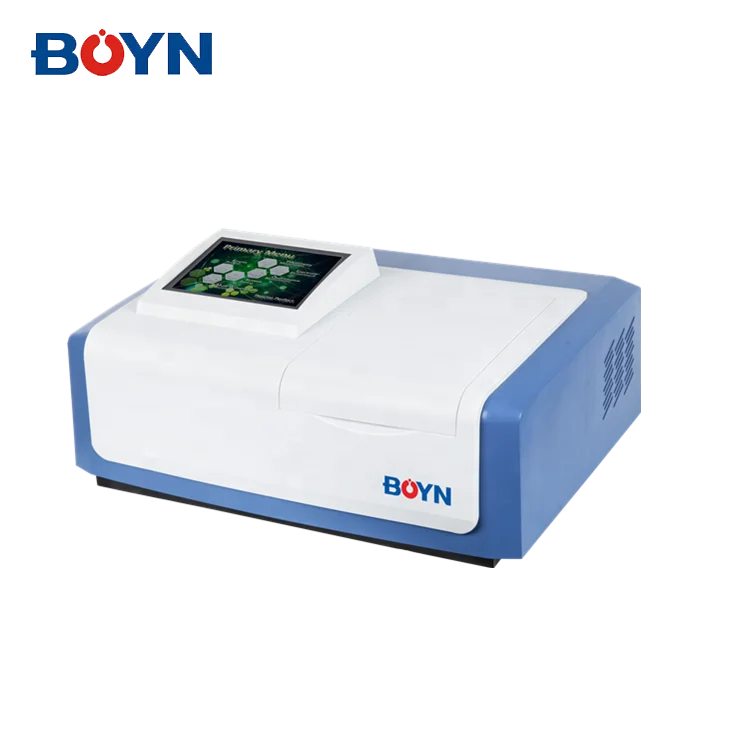 BOYN Series BNUV-R710 split beam scanning uv vis spectrophotometer with 8-inch multi color touch-screen