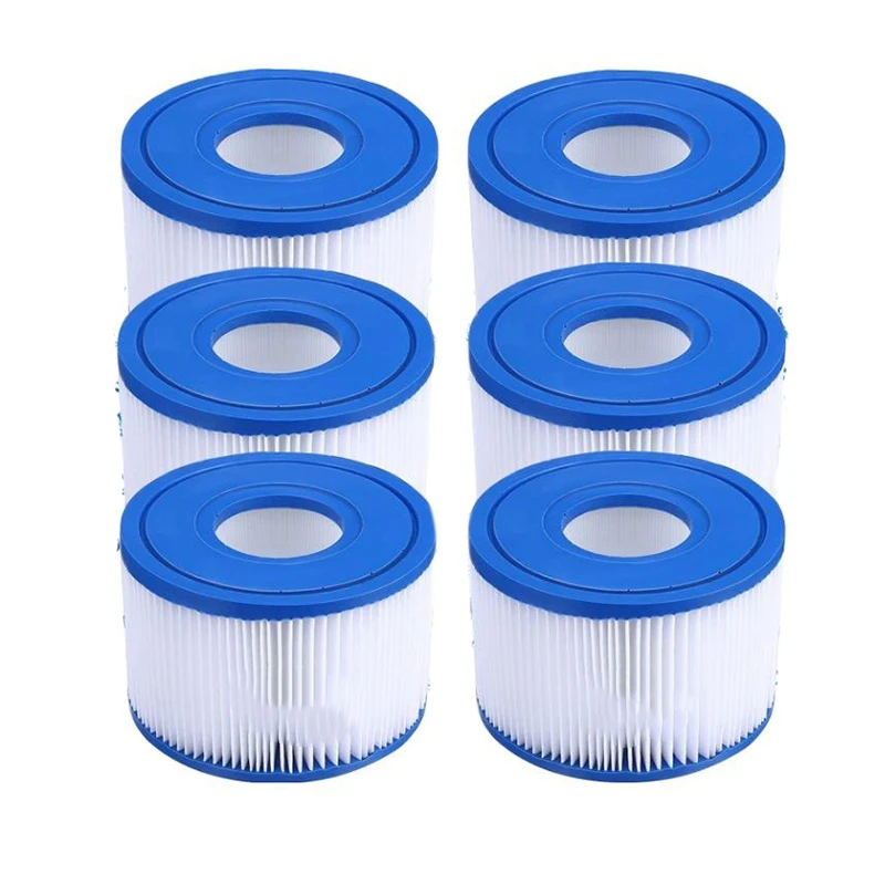 Top Sale 6Pcs Pool Spa Replacement Cartridge Type S1,For Intex-29001E 11692 Hot Tub Filters Type S1 Purespa Filter Pump Cartridg