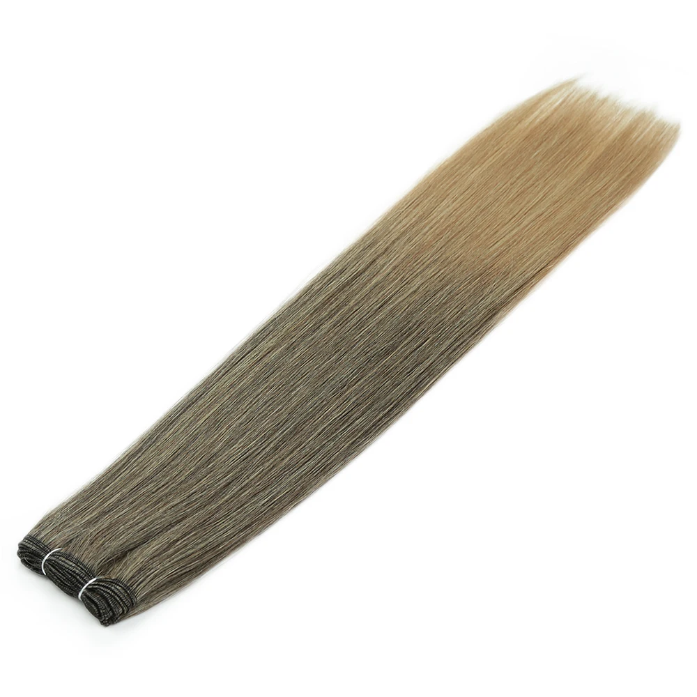 Alibaby Gerade Haar Bundles Extensions Glatte Ombre Haar Weben 26 Zoll Lange Synthetische Gerade Haar Bundles Volle bis Ende 150g – Detail 10