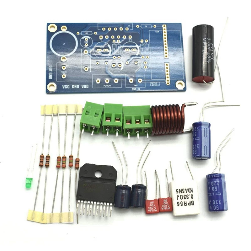 Placa amplificadora de potencia, Kit de bricolaje, circuito clásico paralelo, última versión Gc, 2 piezas, Lm3886 Tf, 60W