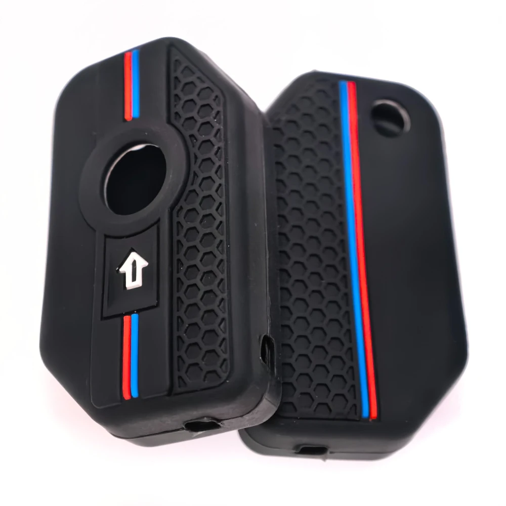 For BMW R1250GS R1200GS C400gt F750GS F850GS K1600B K1600GT R1200RS R1200RT F900R F900XR Motorcycle Silicone Key Case Skin Cover