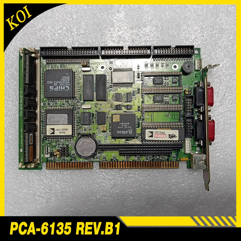 Original For Advantech Industrial Control Computer Motherboard PCA-6135 REV.B1 01-1