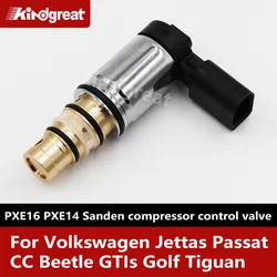 For volkswagen jettas sanden ac compressor PXE16 PXE14 car a/c compressor ac compressor control valve