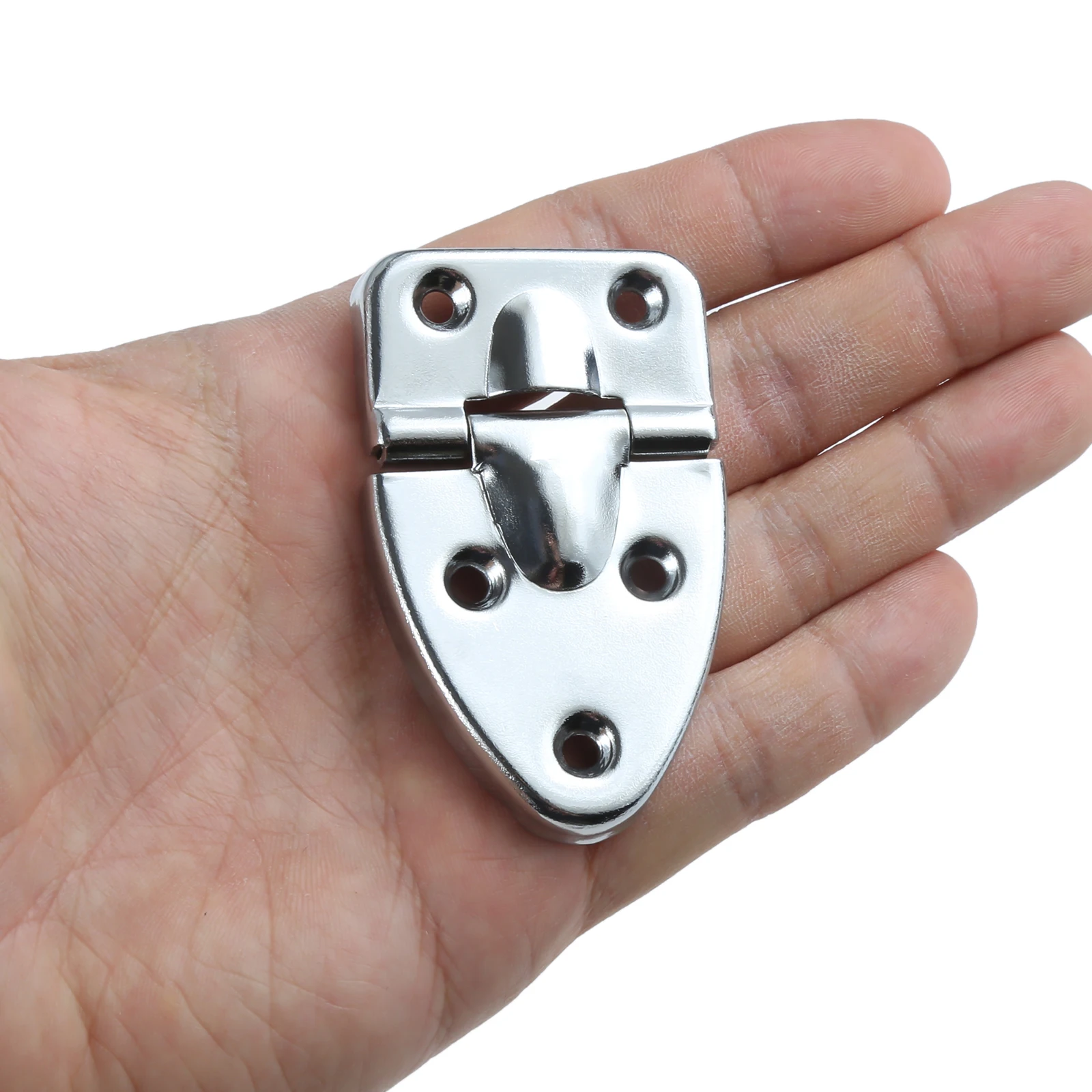 2Pcs/lot 5 Holes Decor Cabinet Metal Hinges Luggage Flight Case Folding Hinges for Wooden Jewelry Box Tool Box Suitcase 64*40mm view 4