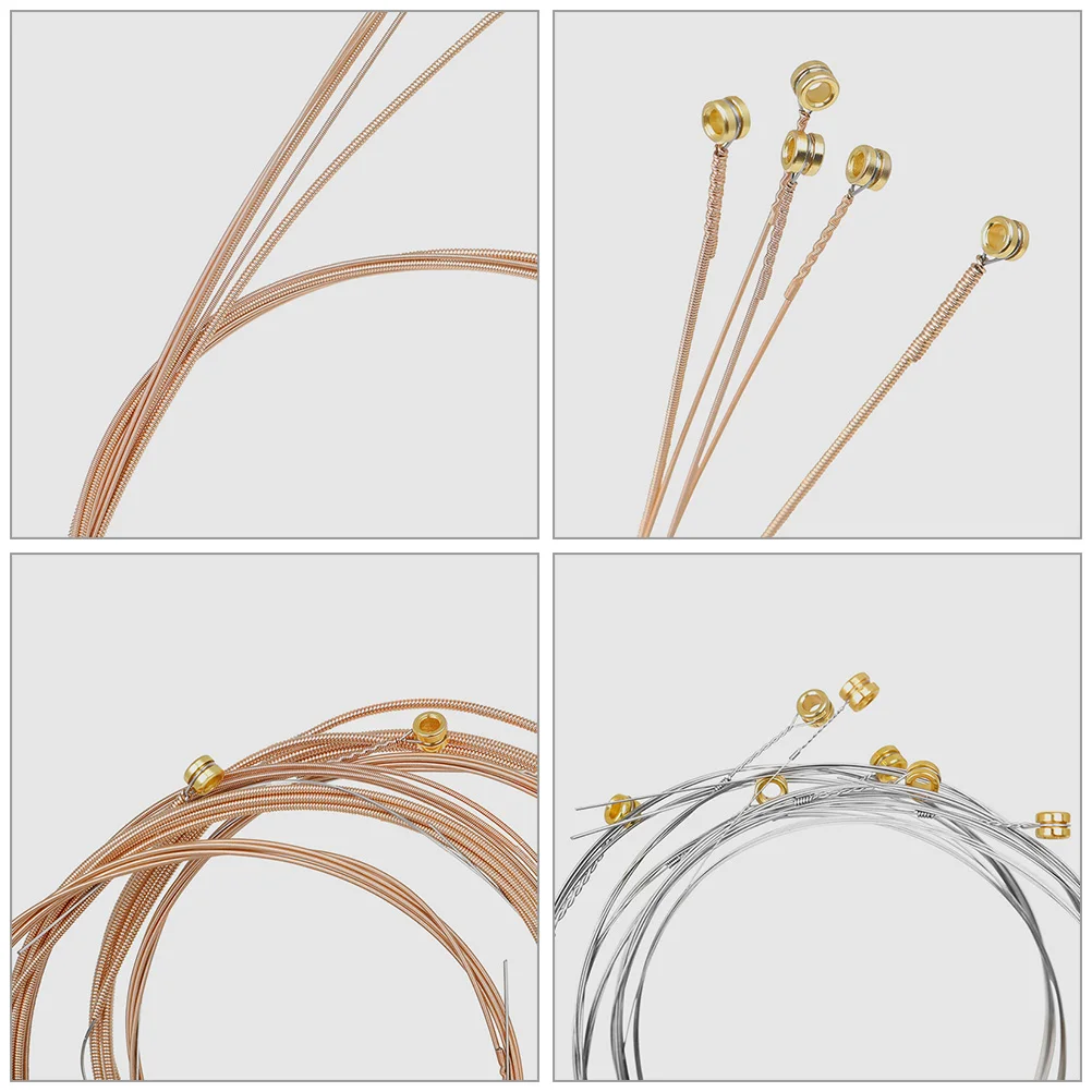 

12 Pcs Guitar Strings Accessory Major Bronze Acoustic Replacement Parts