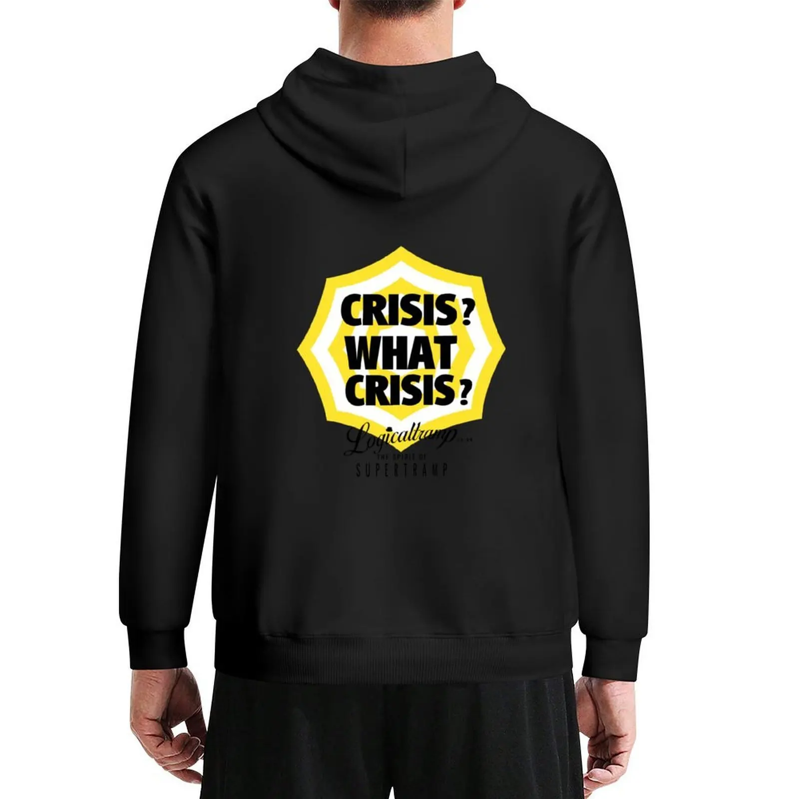 

Crisis What crisis Hoodie mens clothing clothes for men aesthetic clothing men's sweat-shirt hoodie man