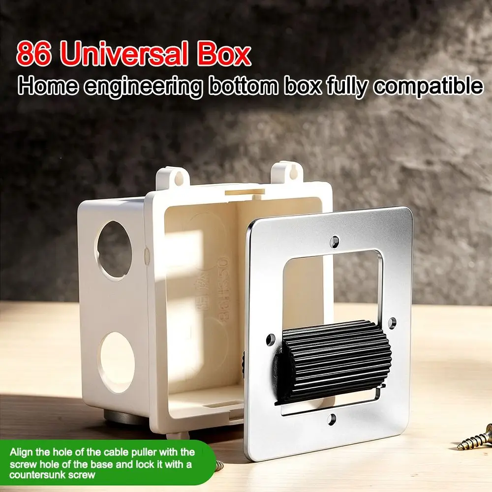 Steel Cable Threading Device Drag Reducing Insulation Protection Cable Pulling Tool Roller Structure Rust Resistant
