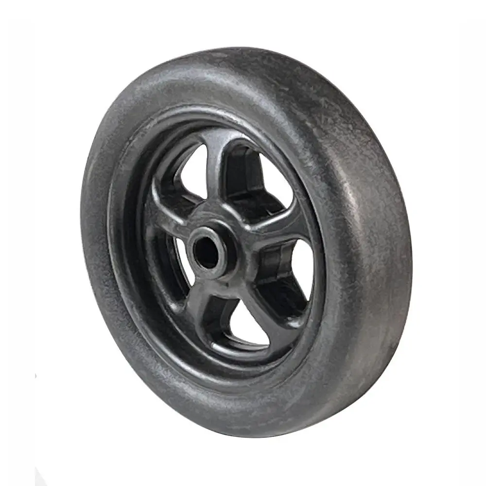 6/8/10inch Trailer Jacks Wheel Enhances Stability Load Bearing Trailers Rubber Wheels Replacement Quick Installs Easy to Operate