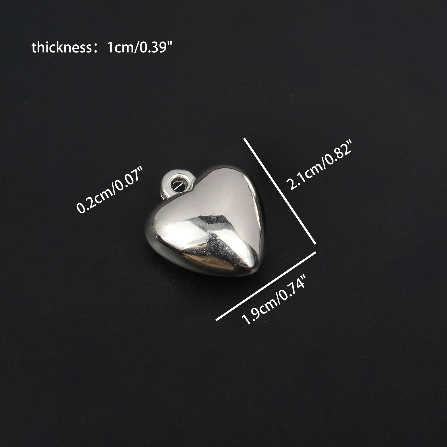 CCB Big Heart Pendant Silver Color For Jewelry Making Choker Necklace Gothic Necklace  Women Sexy Party Gift Accessories