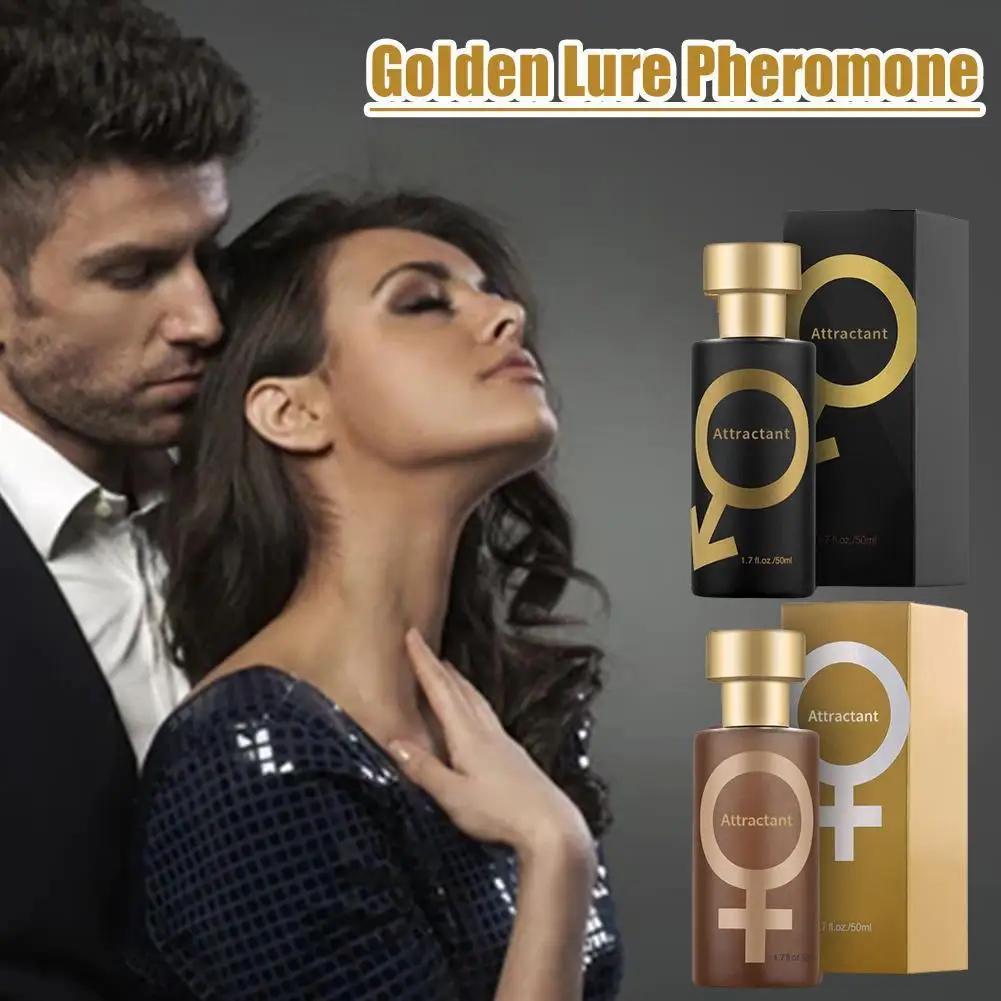 Feromonas atractivas de 50ml para hombres y mujeres que atraen el espray afrodisíaco para la fragancia corporal de los hombres Perfume de coqueteo unisex