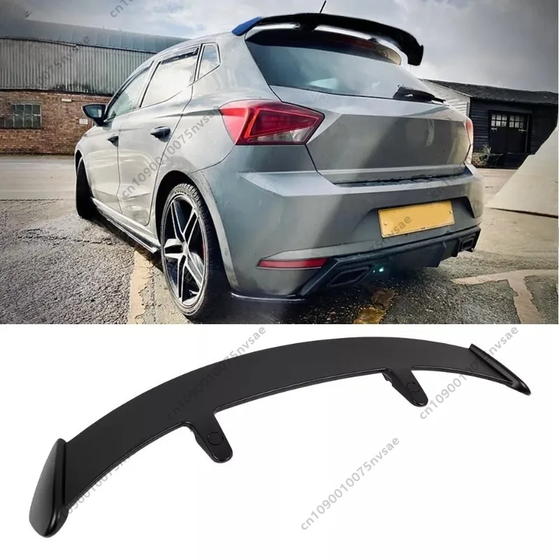 

Для Seat Ibiza MK5 2017-2024 Автомобильный задний багажник, крышка багажника на крышу, задний спойлер, крышка заднего спойлера, отделка крыла, комплект автомобильных аксессуаров