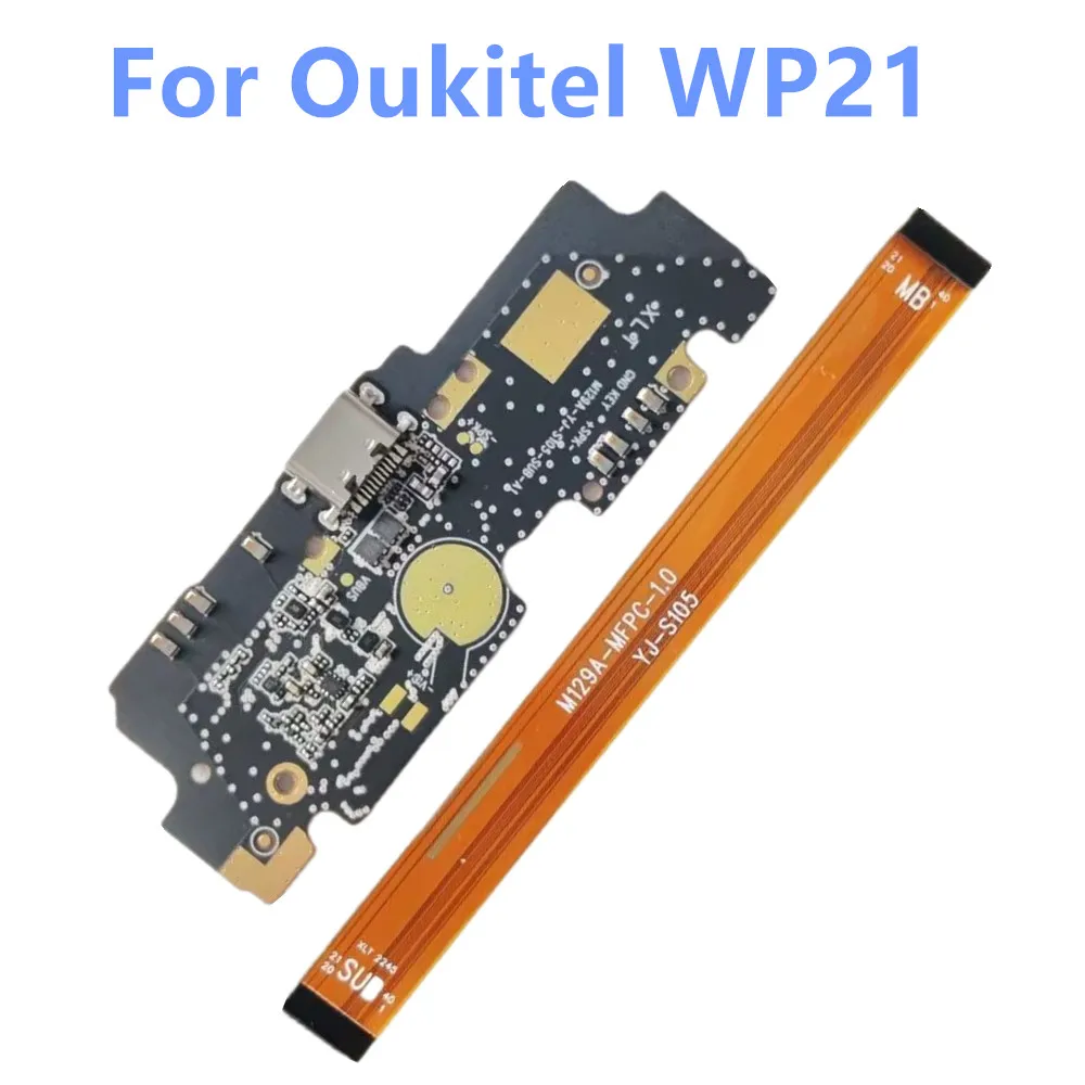 New Original dla Oukitel WP21 wytrzymały telefon płyta USB wtyczka ładowarki + Mianboard złącze FPC akcesoria zamienne części