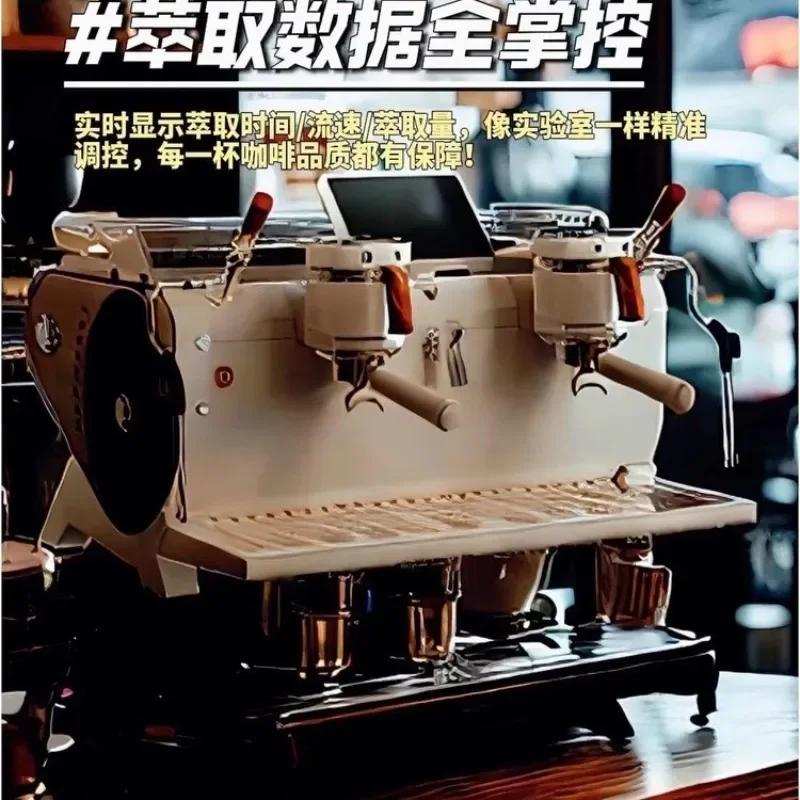 Coffee Machine Multi-boiler Commercial Italian Hollow Semi-automatic Double Head Extraction Concentration