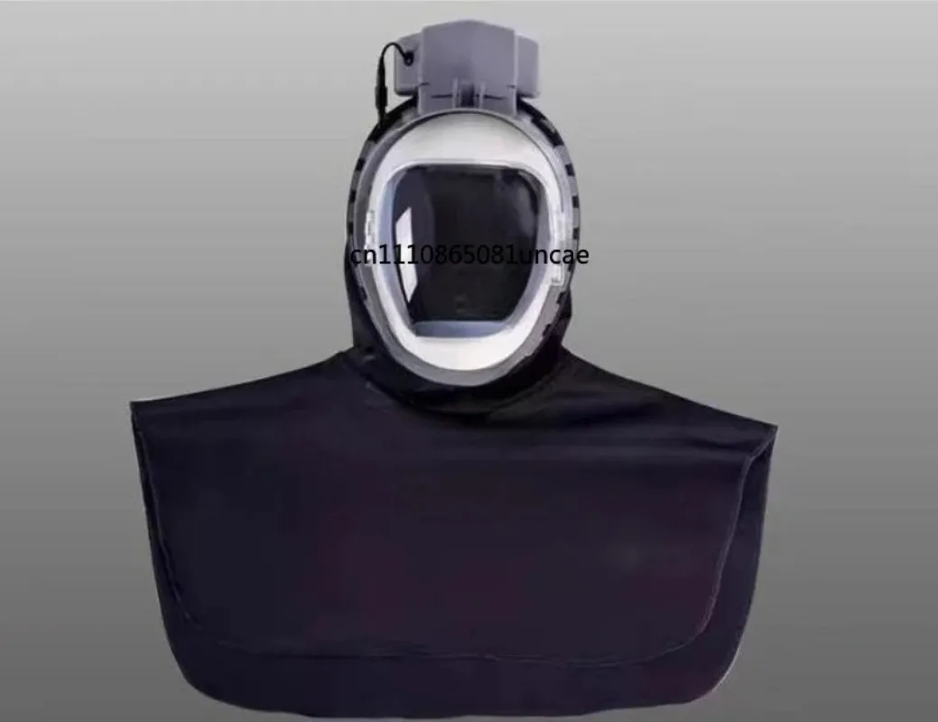 Fan Powered Full Sealed Electric Air Supply Mask Industrial Dust Respirator For Harvester Construction Safety Protection Gear