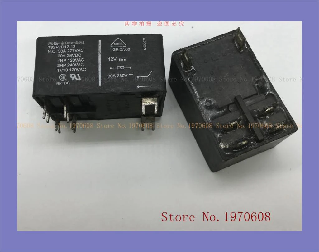 

T92P7D12-12 30A/12V/6