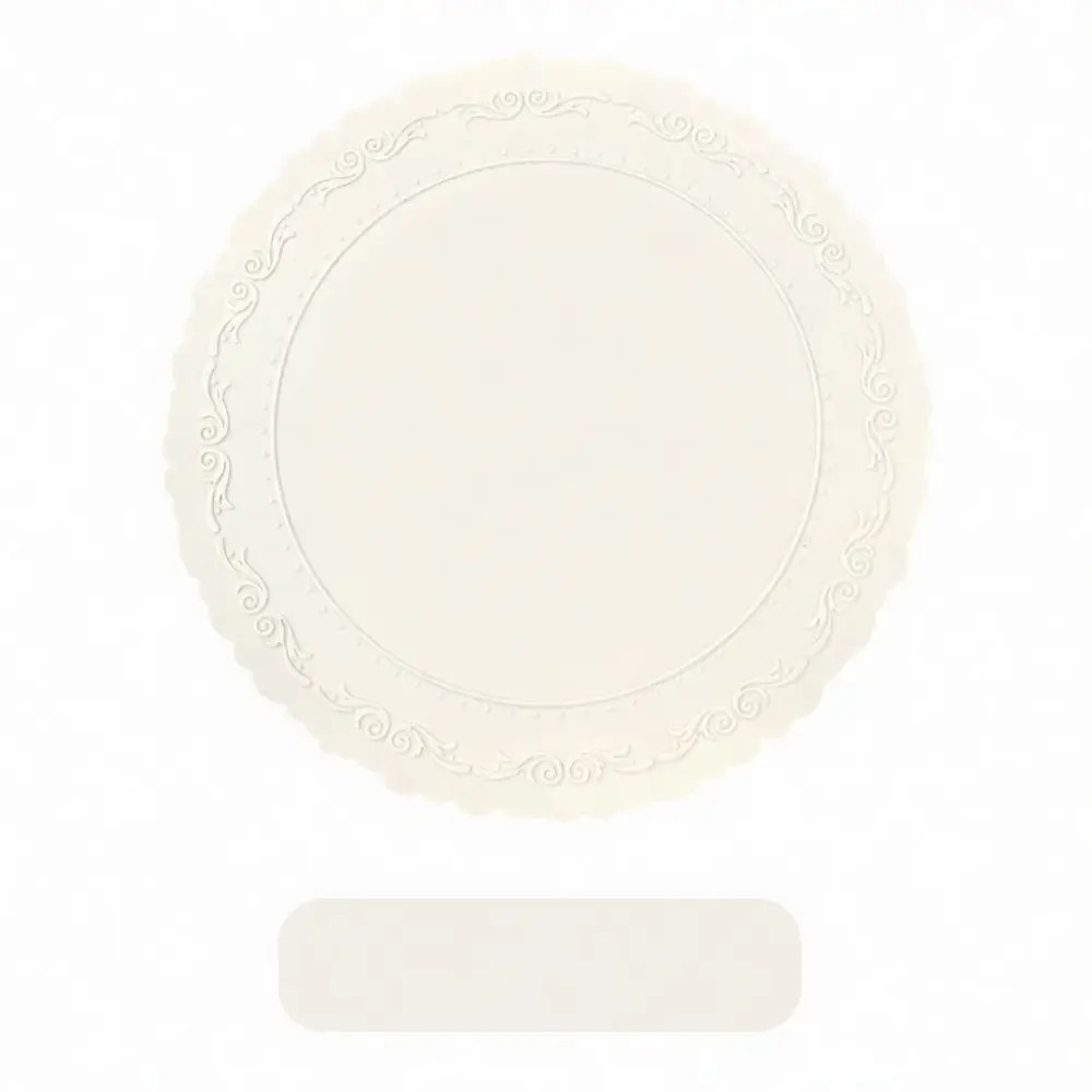 European Style Silicone Placemat Embossed Relief Heat Insulation Pad Non Slip Kitchen Dining Table Decoration Coaster