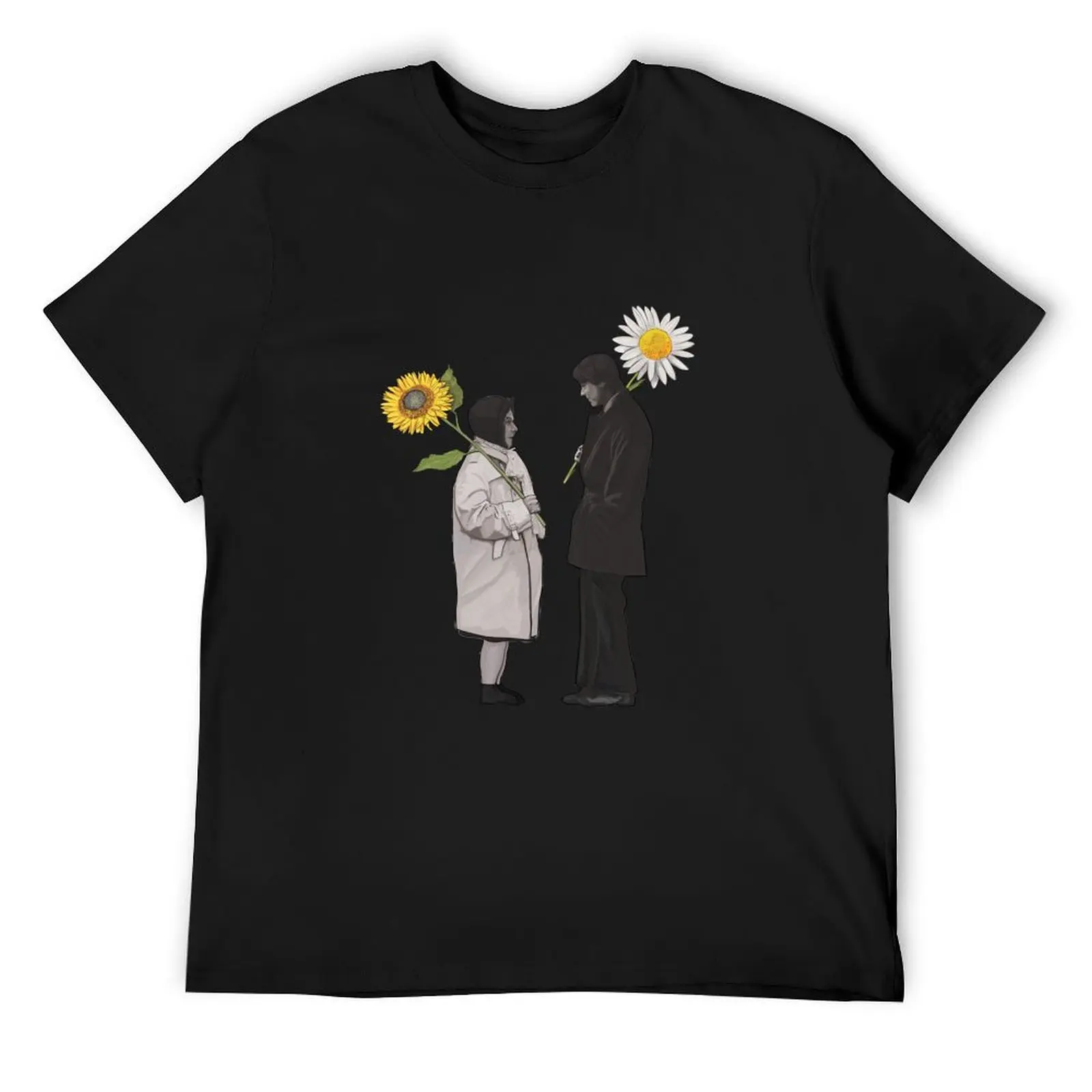 Harold and Maude Daisy and Sunflower T-Shirt summer tops summer top basketball graphic tees plain t shirts men