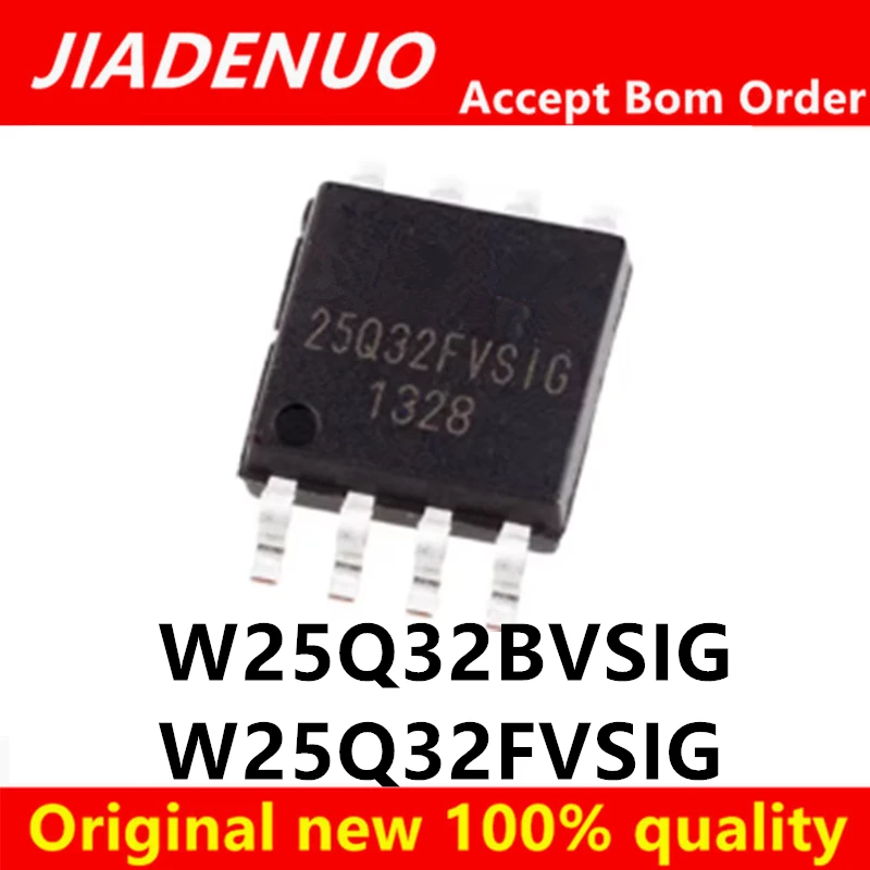(2pcs)100% New W25Q32BVSIG 25Q32BVSIG W25Q32FVSIG W25Q32FVSSIG 25Q32FVSIG W25Q32 sop-8 Chipset